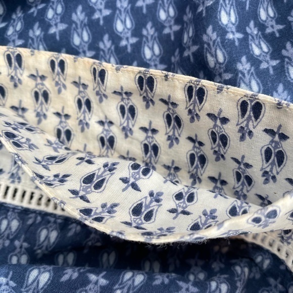 Tory Burch Tunic Blue and Creme Colored - Picture 8 of 12